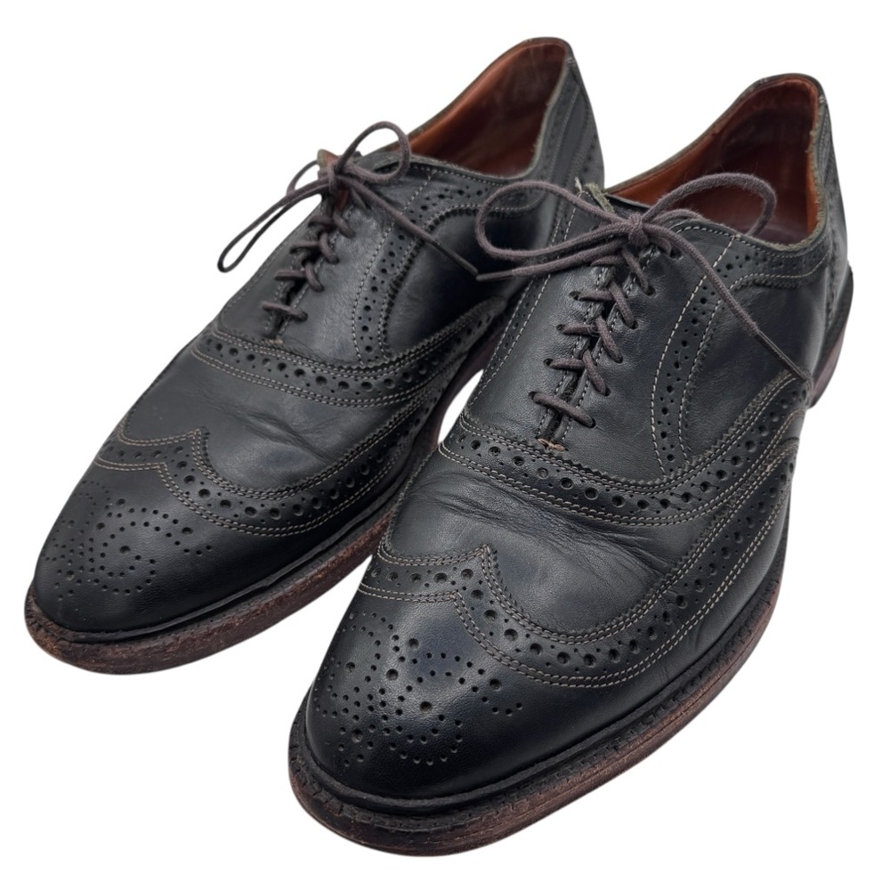 Allen Edmonds McTavish Black Leather Oxford Shoes - Size 11.5